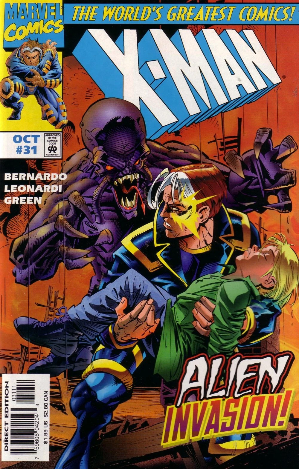 X-Man Vol 1 31 | Marvel Database | FANDOM powered by Wikia