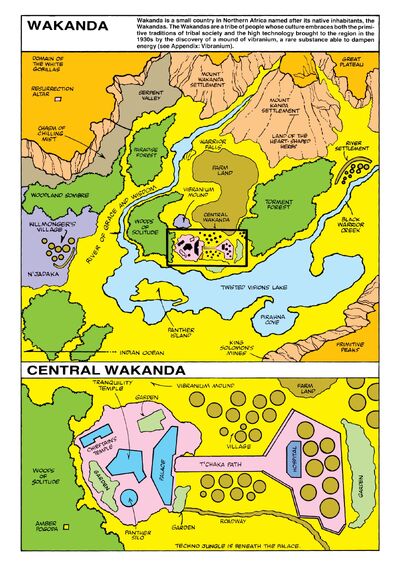 Wakanda from Official Handbook of the Marvel Universe Vol 1 12