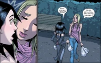 Karolina Dean (Earth-616) Nico Minoru (Earth-616) Runaways Vol 2 7
