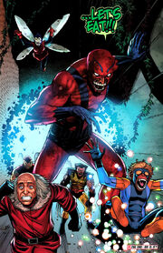 Zombies (Earth-21050), Ivan Kragoff (Earth-616), and Robert Baldwin (Earth-95019) from Marvel Apes Amazing Spider-Monkey Special Vol 1 1 001