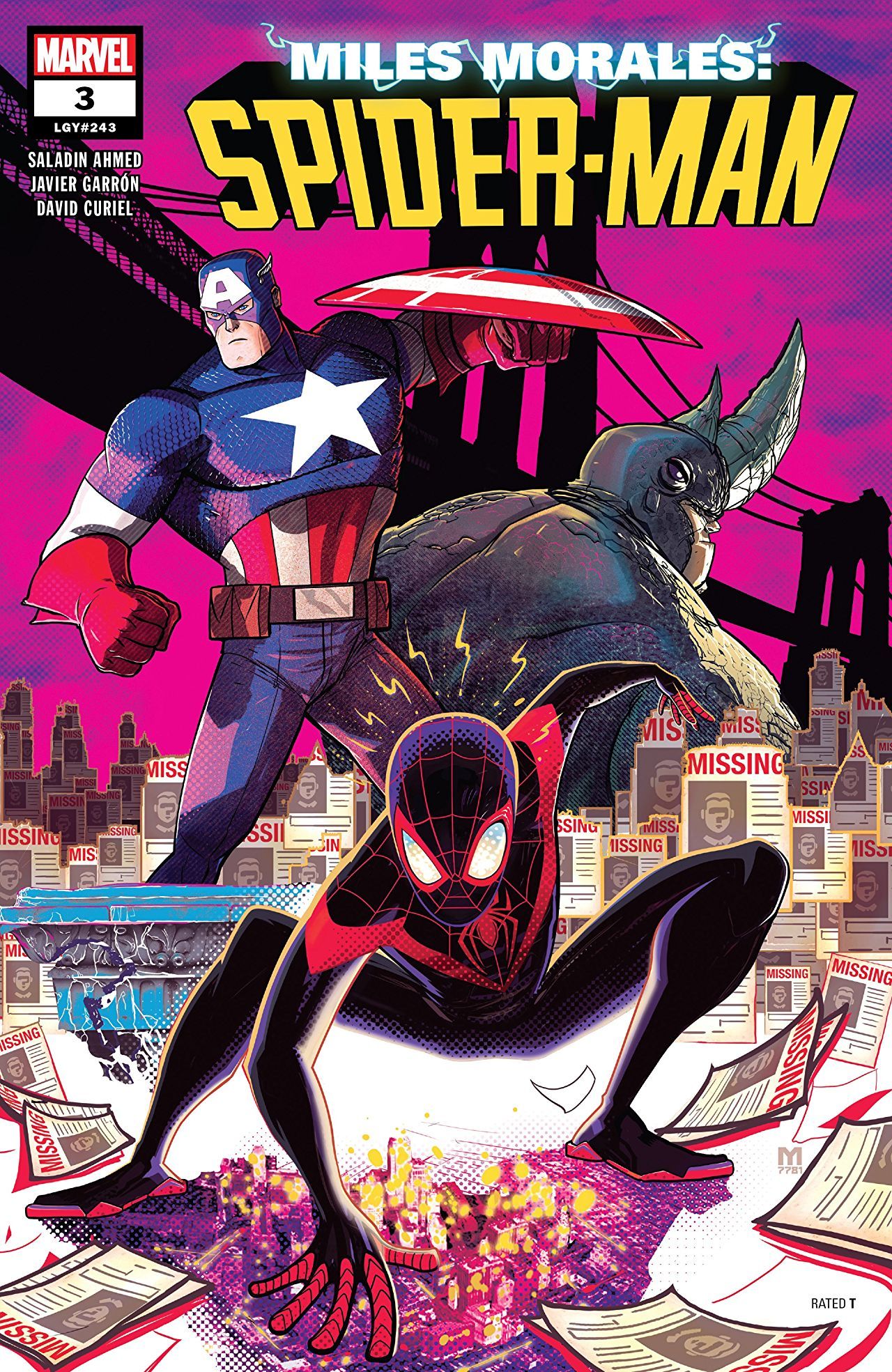 Miles Morales: Spider-Man Vol 1 3 | Marvel Database ...