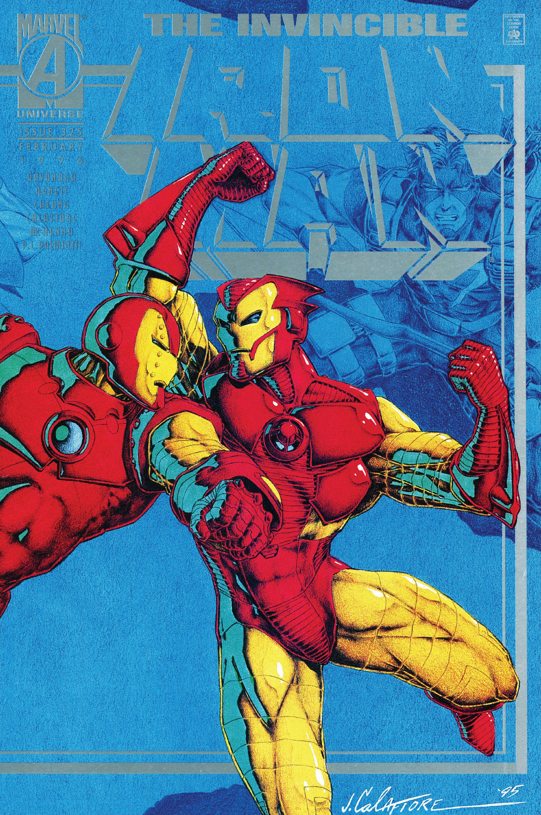 1995 Hawkeye Terry Kavanagh Jim Cheung Vol.1 The Invincible Iron Man No.323