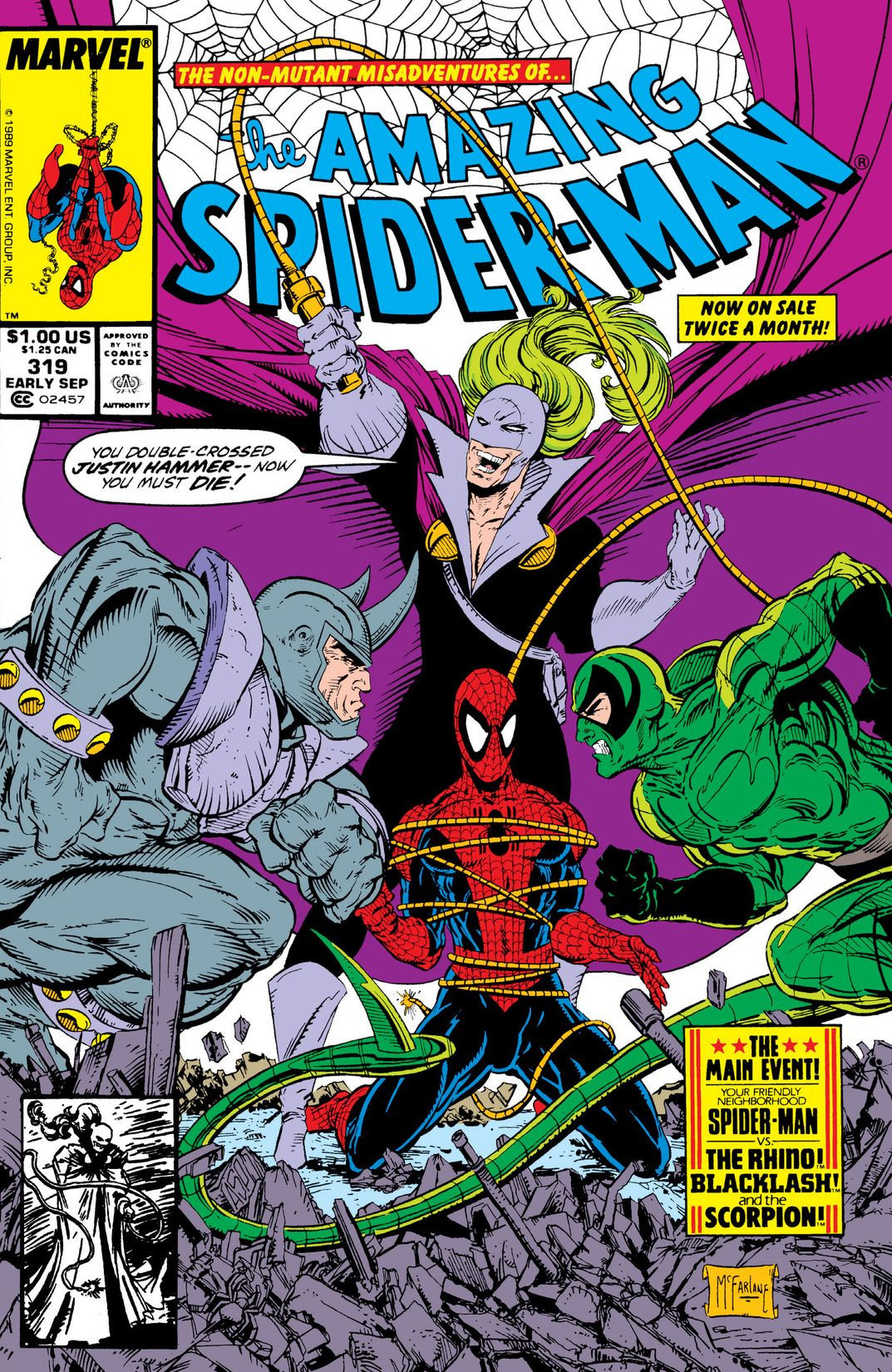 Amazing SpiderMan Vol 1 319 Marvel Database Fandom Amazing SpiderMan Vol 1 319 Marvel Database Fandom