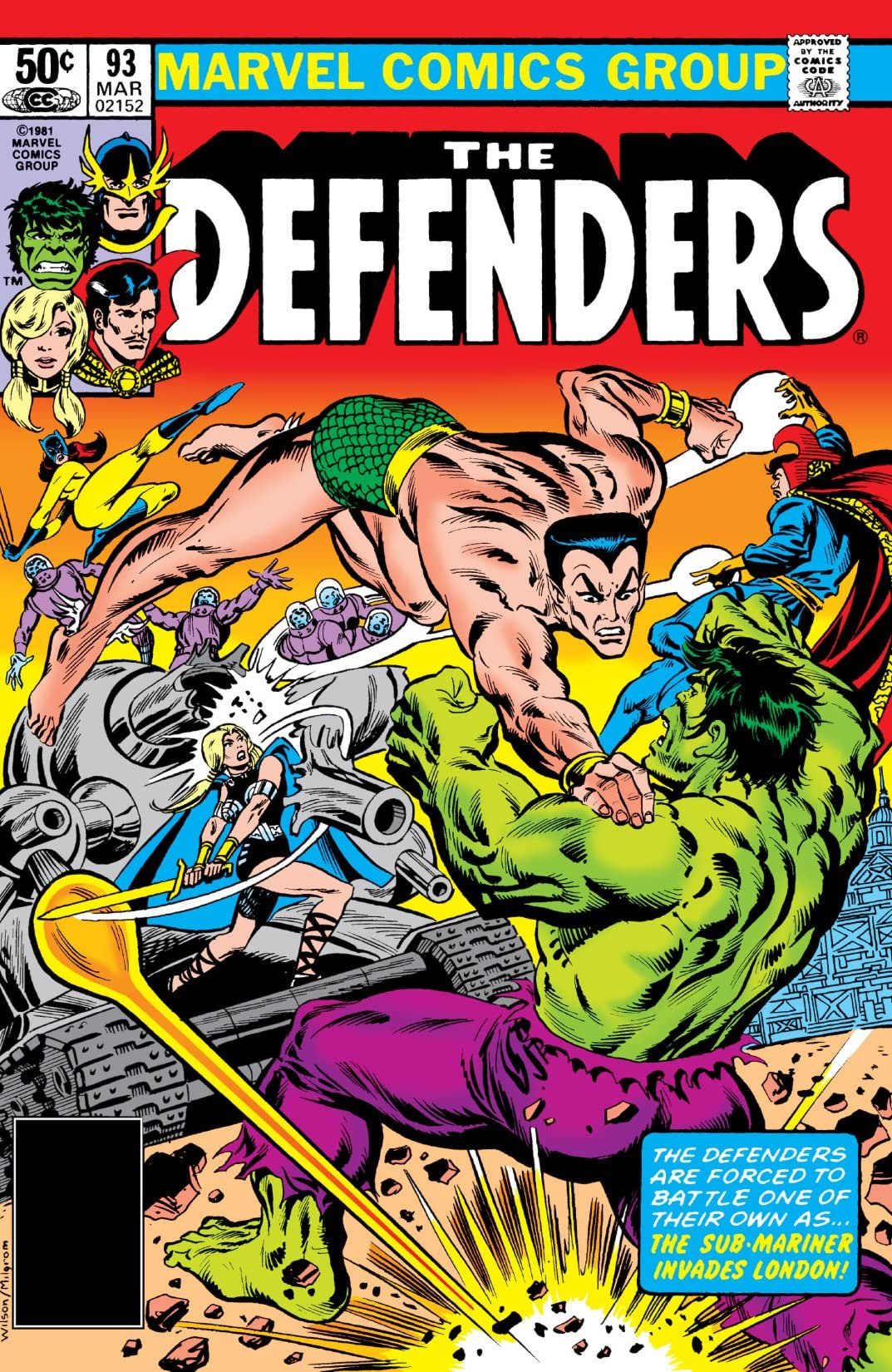 Defenders Vol 1 93 | Marvel Database | FANDOM powered by Wikia