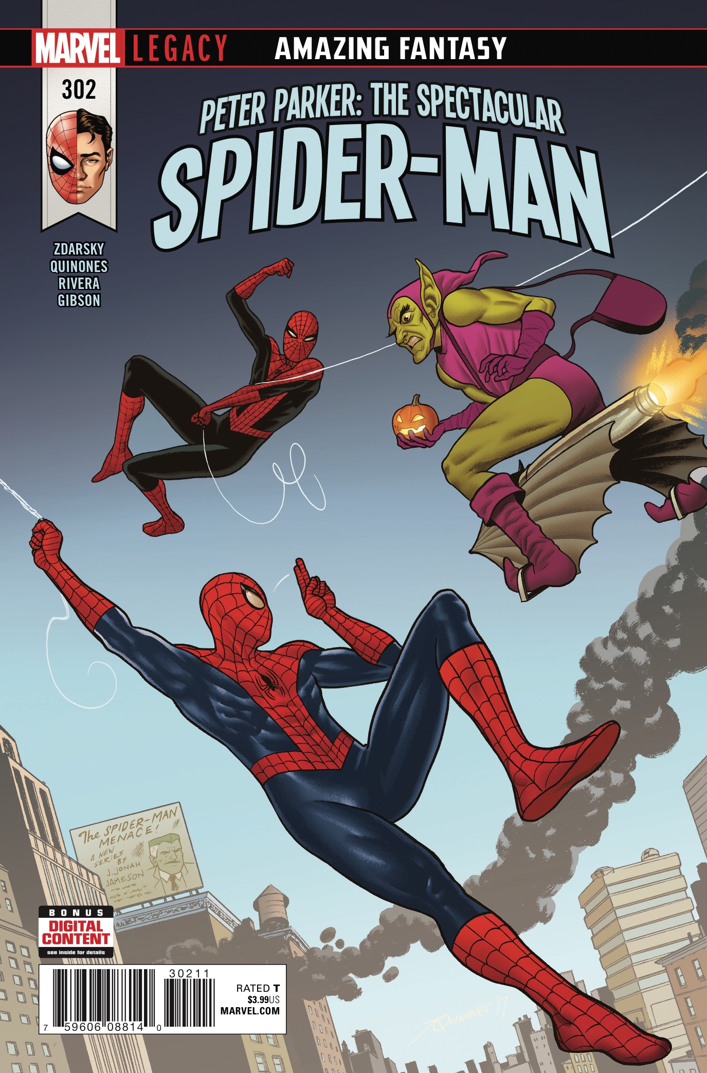 Image result for PETER PARKER: THE SPECTACULAR SPIDER-MAN #302