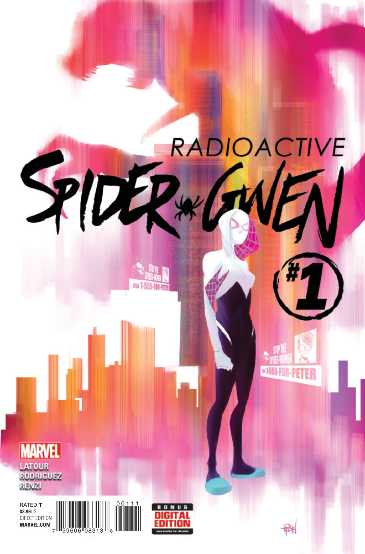 Marvel CHRISTOPHER SPIDER-GWEN #1 Action Figure Variant Latour RODRIGUEZ