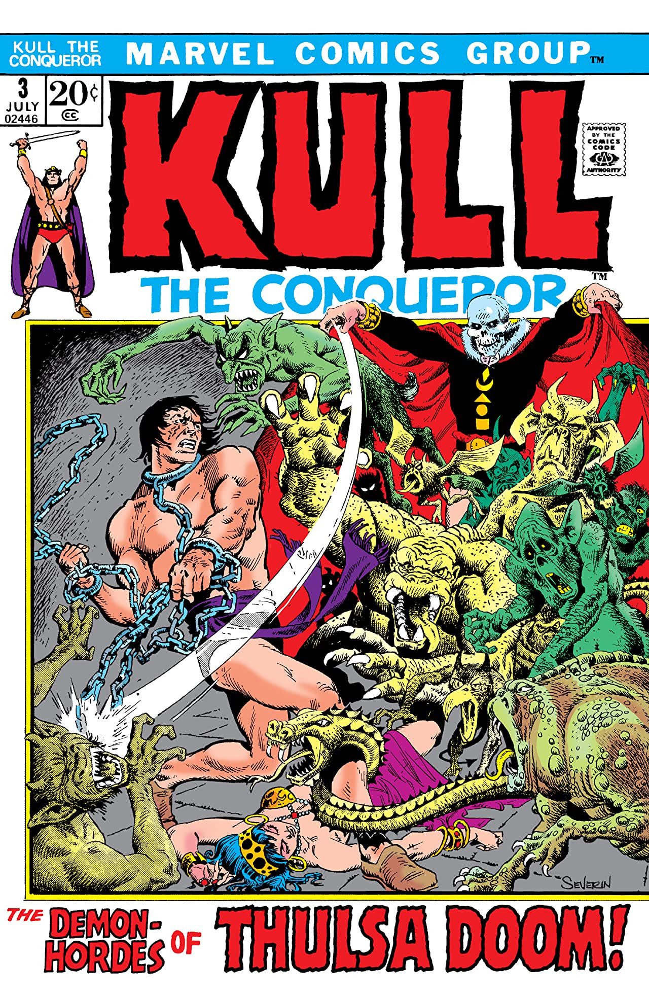 Kull the Conqueror Vol 1 3 | Marvel Database | FANDOM powered by Wikia