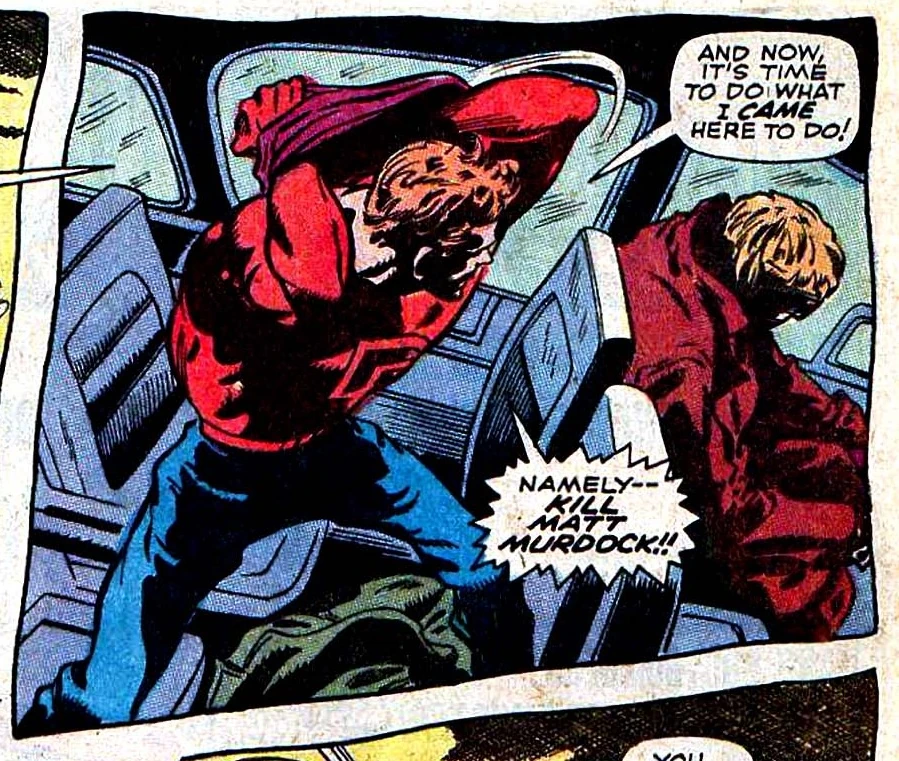 Image Matthew Murdock (Earth616) faking his death in Daredevil Vol 1