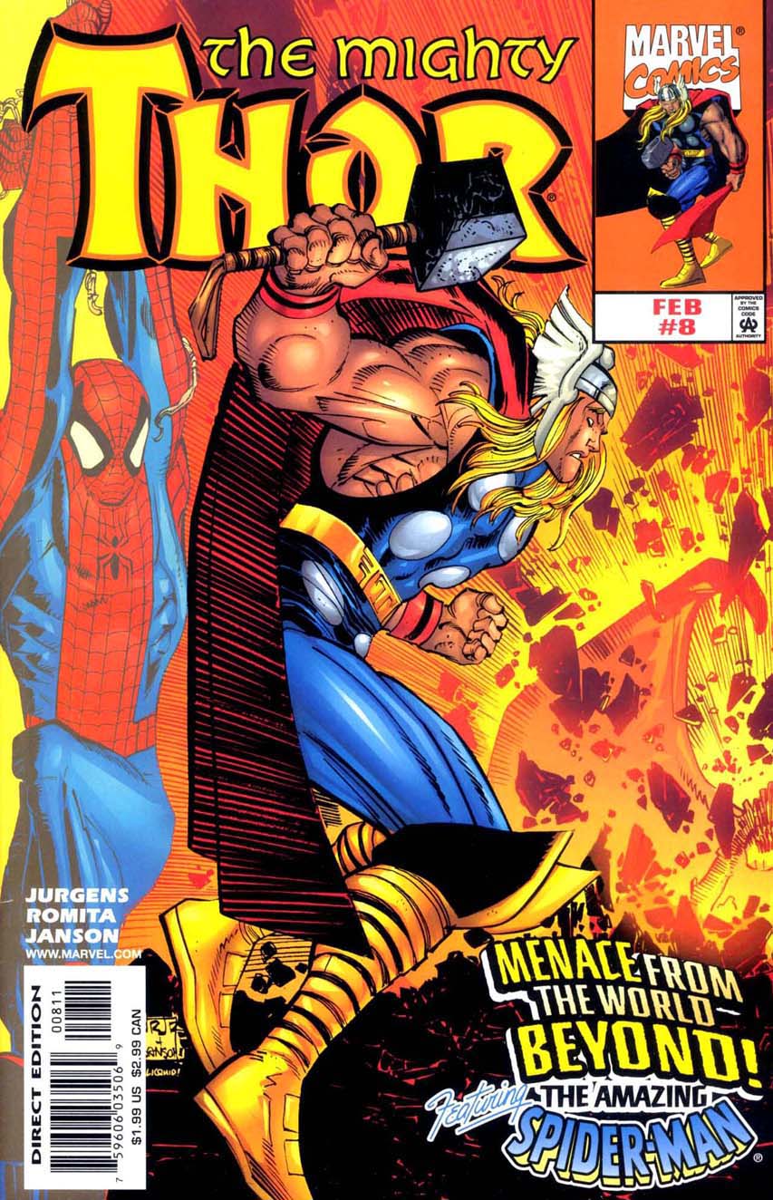 Vol.2 The Mighty Thor No.13 1999 Dan Jurgens /& John Romita Jr.