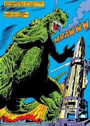 Godzilla (Earth-616) from Godzilla Vol 1 7 0001