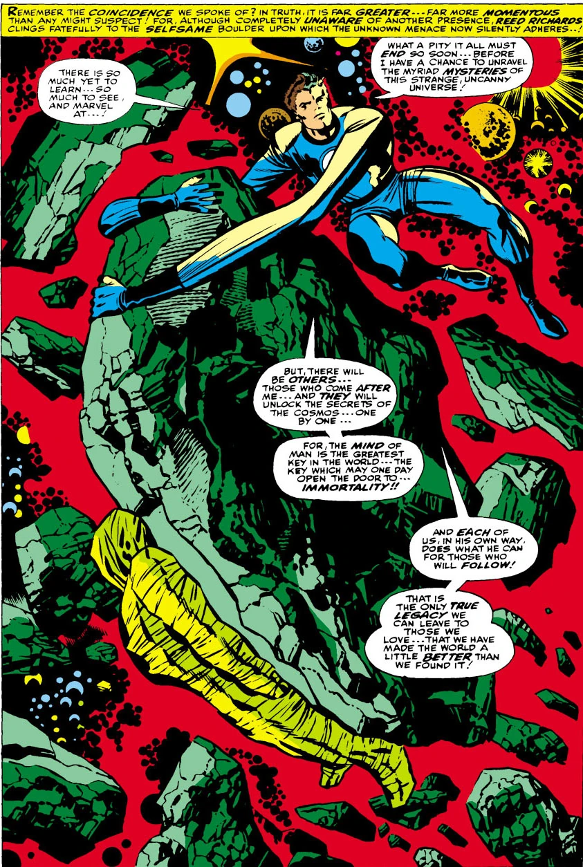 Image Mister Fantastic lost in the Negative Zone from Fantastic Four