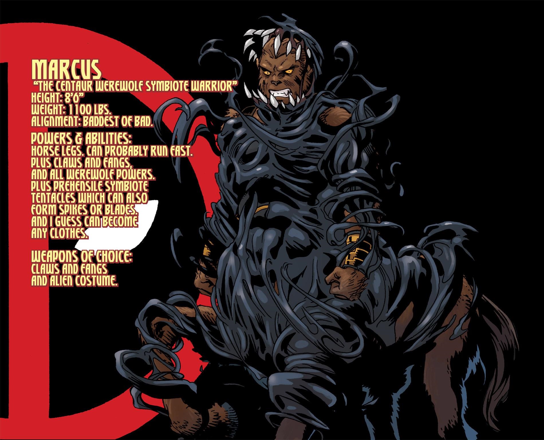 Marcus Symbiote Earth 616 Marvel Database Fandom