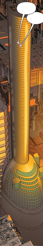 Oscorp Tower from Spider-Man 2099 Vol 2 6 001
