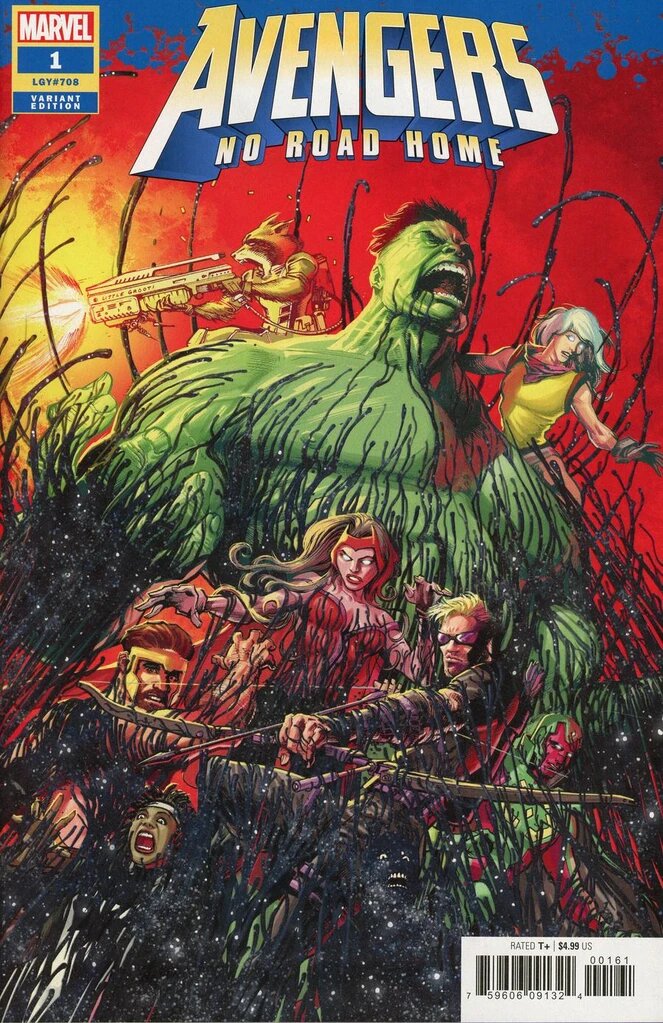 AVENGERS NO ROAD HOME 1 of 10 MARK BROOKS HIDDEN GEM VARIANT NM