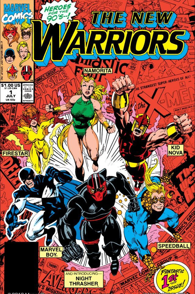 Image result for The New Warriors (Vol 1)  1