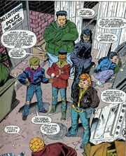 Yancy Street Gang from Fantastic Four Vol 1 361