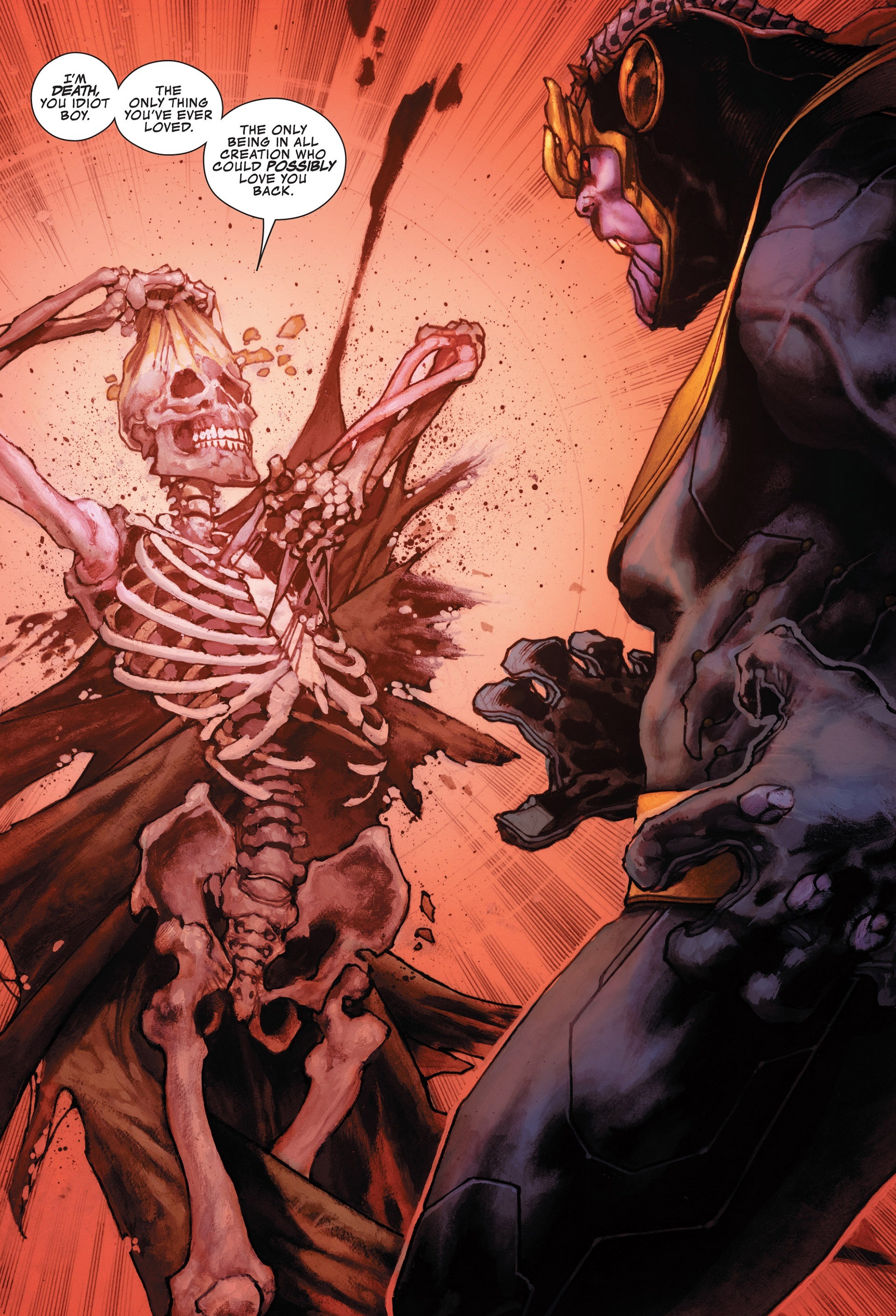 Image - Thanos (Earth-616) and Death (Earth-616) from ...