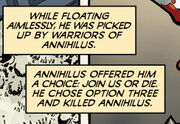 Annihilus (Earth-91172) from Exiles Days of Then and Now Vol 1 1 0001