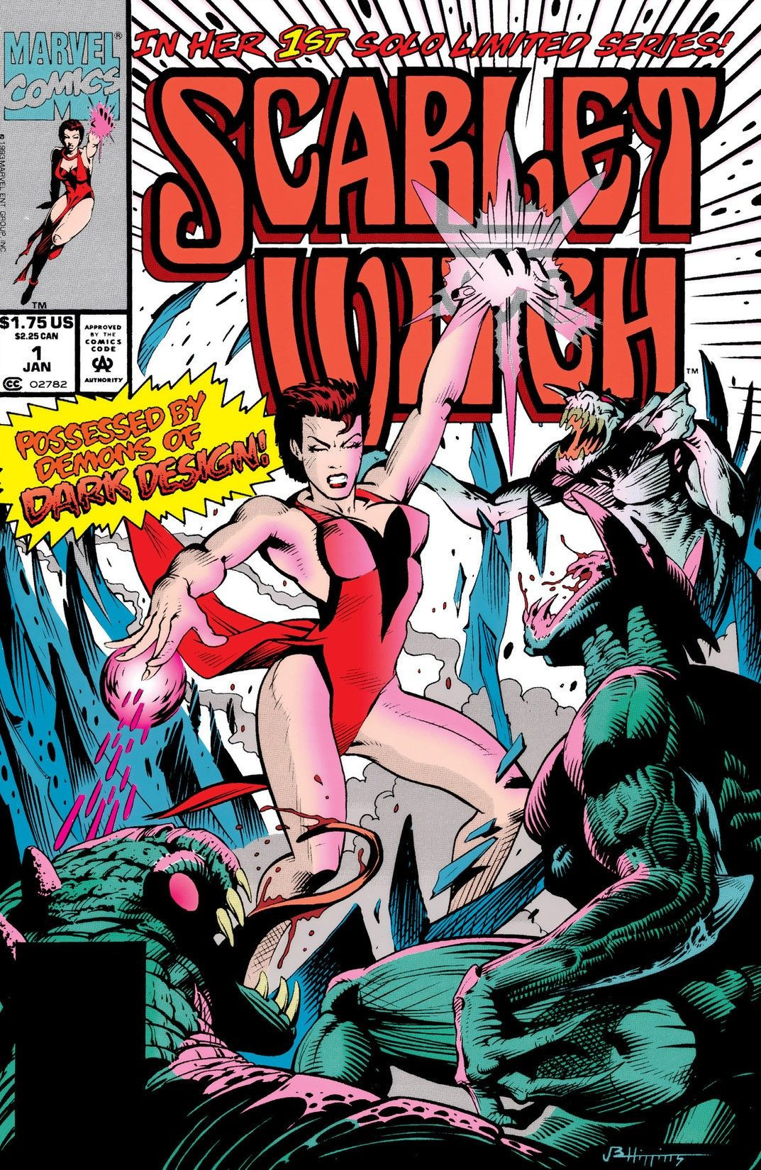 1st appearance of scarlet witch