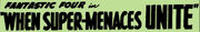 Fantastic Four Vol 1 6 Part 2 Title