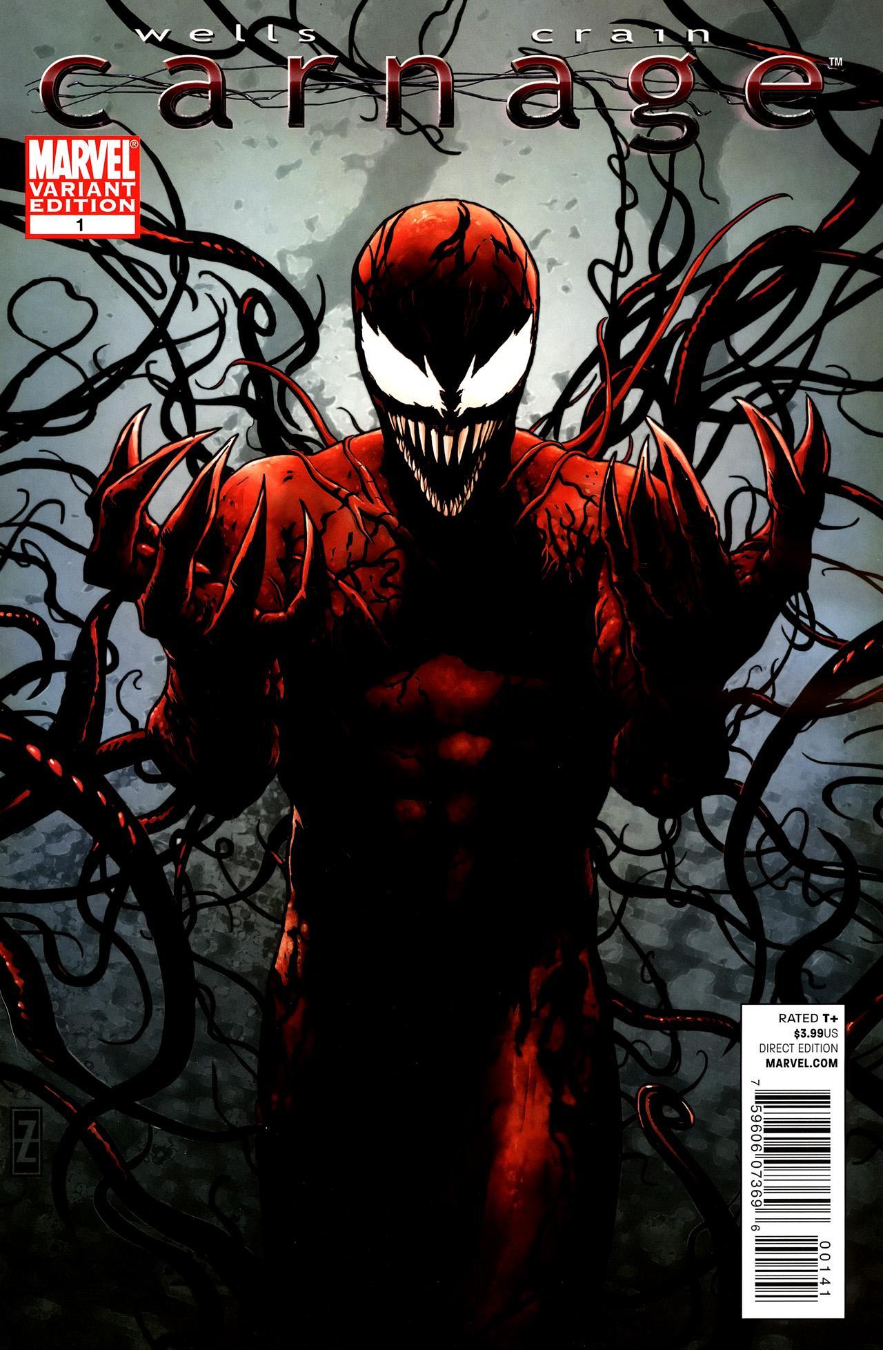 Image - Carnage Vol 1 1 Zircher Variant.jpg | Marvel ...