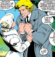 Brian Braddock (Earth-616) and Courtney Ross (Earth-616) from Excalibur Vol 1 3 0001