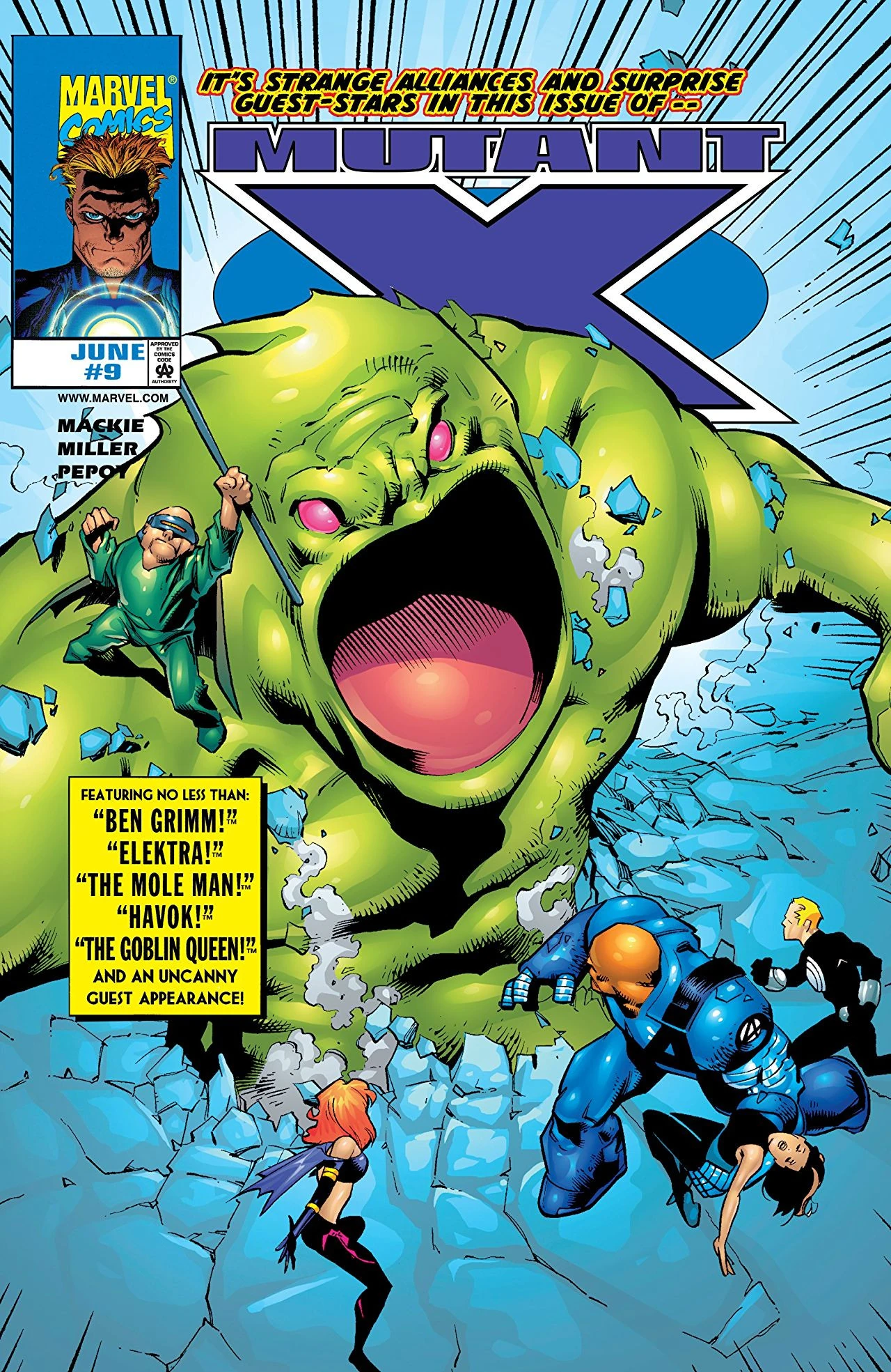 CategoryGiganto (Deviant Mutate) (Earth1298)/Appearances Marvel