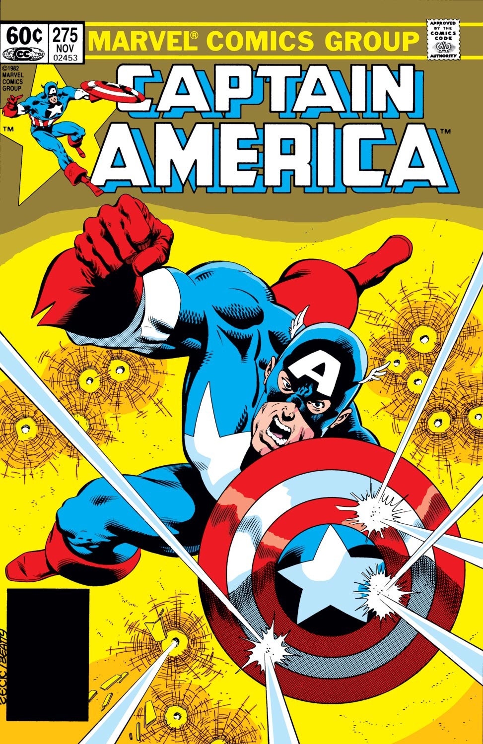 Captain America Vol 1 275 comic book cover