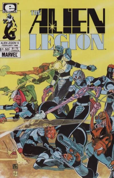 Alien Legion Vol 1 12 Marvel Database Fandom Powered By - 
