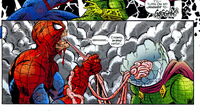 Peter Parker (Earth-2149) and Quentin Beck (Earth-91126) from Marvel Zombies Return Vol 1 1 0001