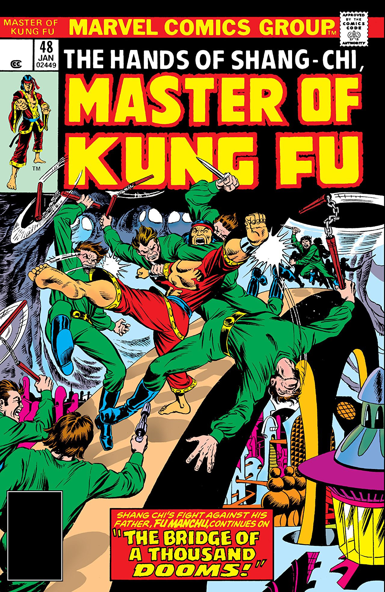 master of kung fu first appearance