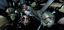 Skrull Imperial Starfleet (Earth-616) from Secret Invasion Vol 1 1 001