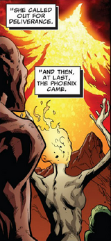 Phoenix Messiah (Demon) (Earth-616) from Uncanny X-Men Vol 2 13 0003