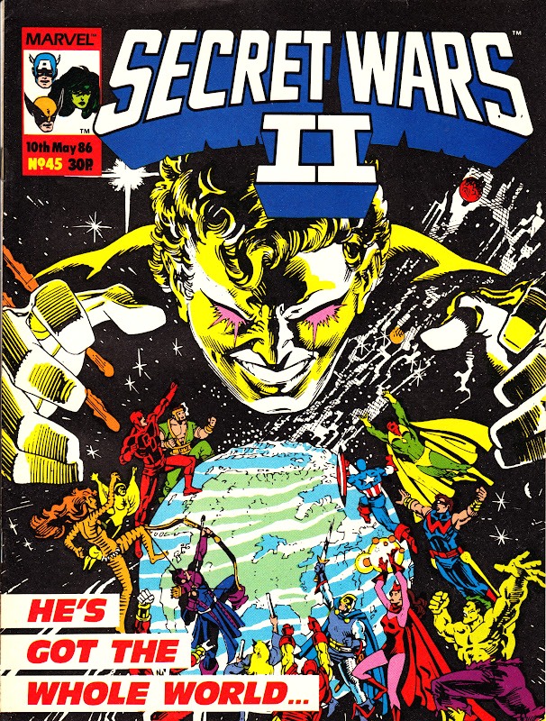 Secret Wars Ii Uk Vol 1 45 Marvel Database Fandom - 