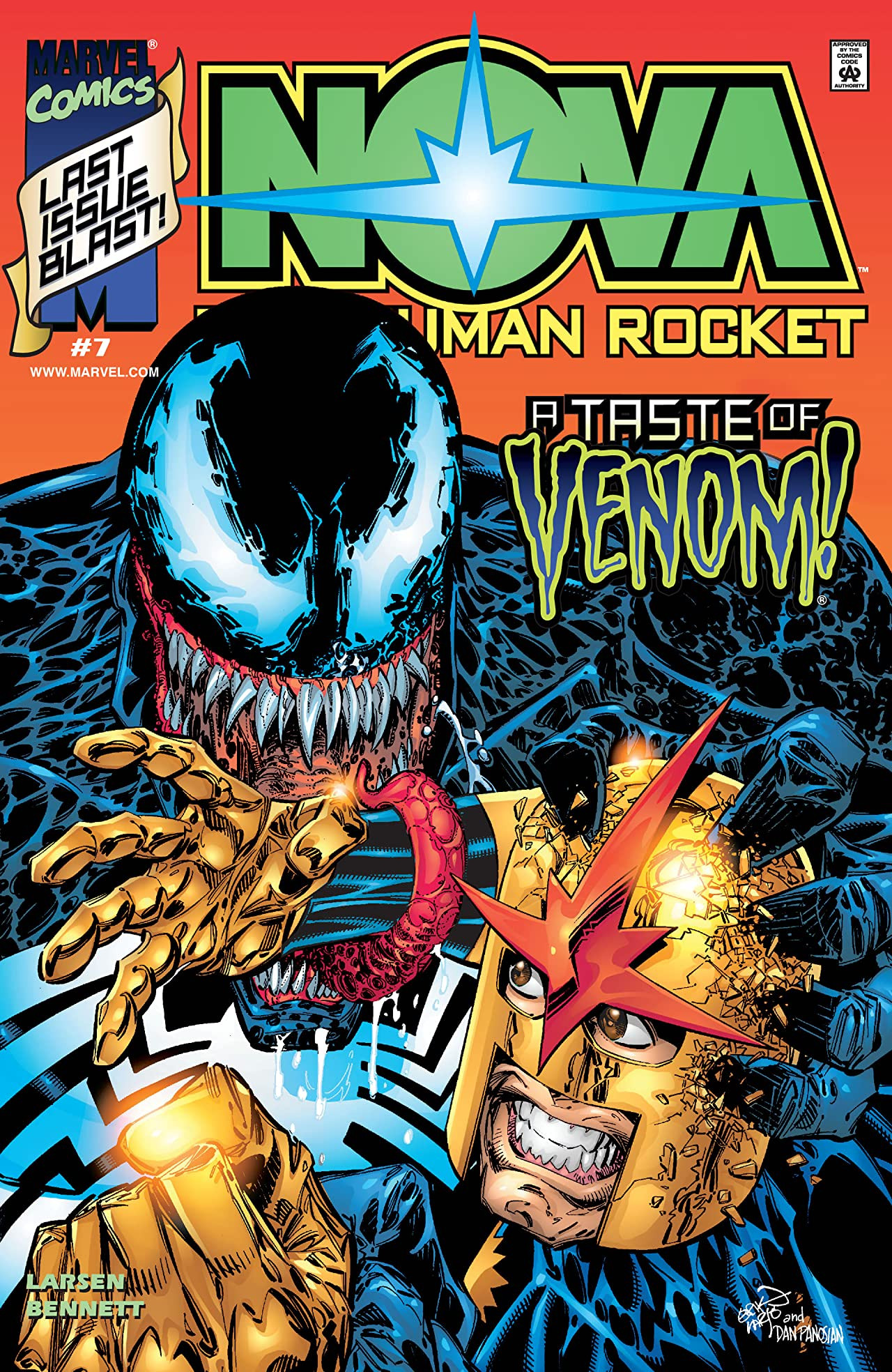 Комиксы 1999. Marvel Nova the Human Rocket. N.O.V.A. 1999.