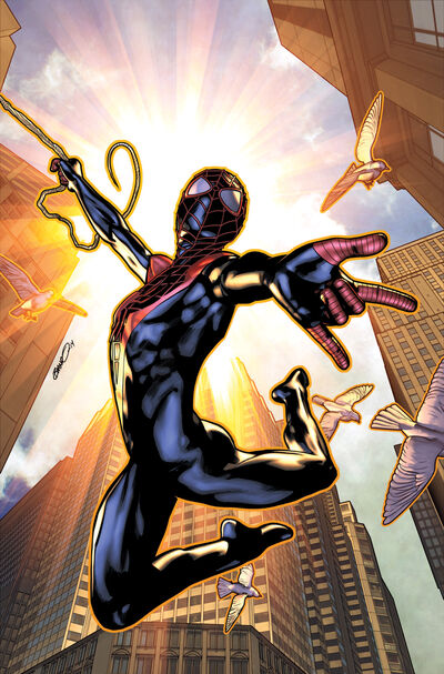 Miles Morales Ultimate Spider-Man Vol 1 1 Peterson Variant Textless