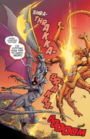Smasher (Monster) (Earth-616) vs. Leviathon Mother (Earth-616) from Monsters Unleashed Vol 2 5 001