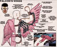 Falcon's Wings from Official Handbook of the Marvel Universe Vol 1 15 0001
