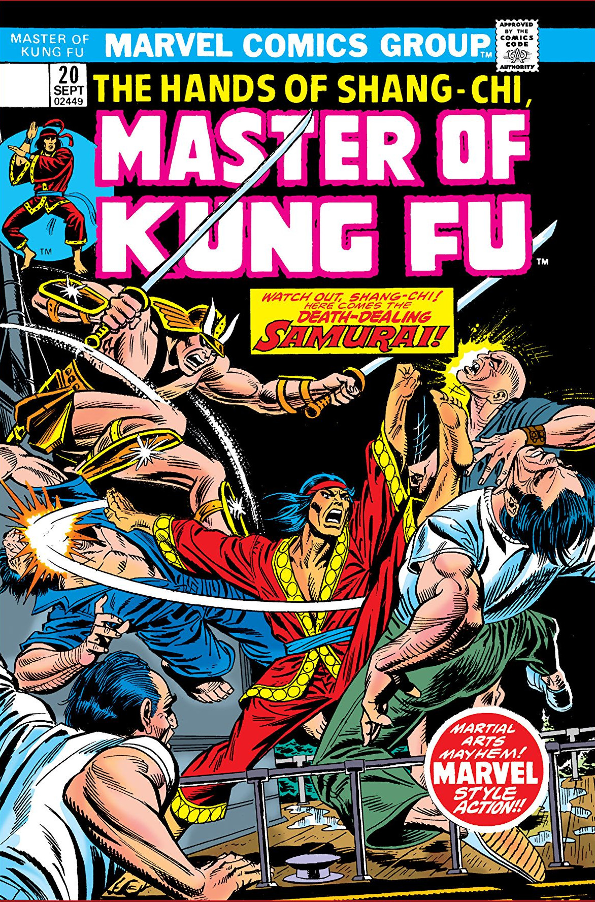 master of kung fu first appearance