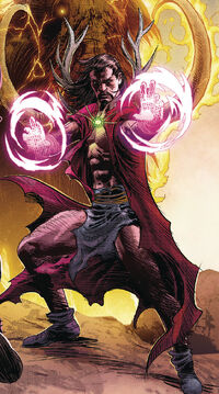 Agamotto (Earth-616) from Marvel Legacy Vol 1 1 Deodato Wraparound Variant Textless