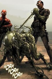 Marcus Simms (Earth-616) and Lasher (War Dog) (Earth-616) from Carnage, U.S.A. Vol 1 2 001