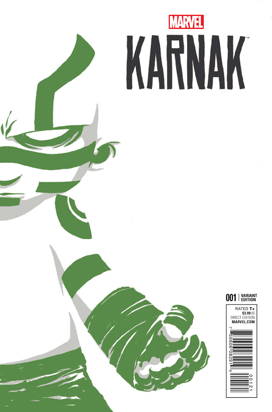 Design Variant Karnak #1 2015 Marvel NM//NM