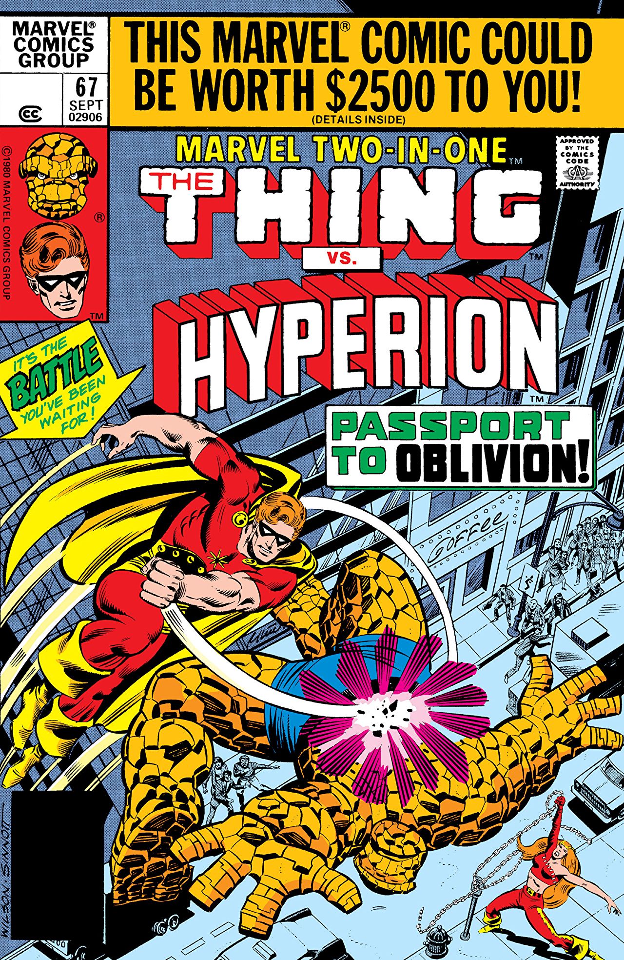 Marvel Two In One 67 1980 Hyperion Berkeley Place