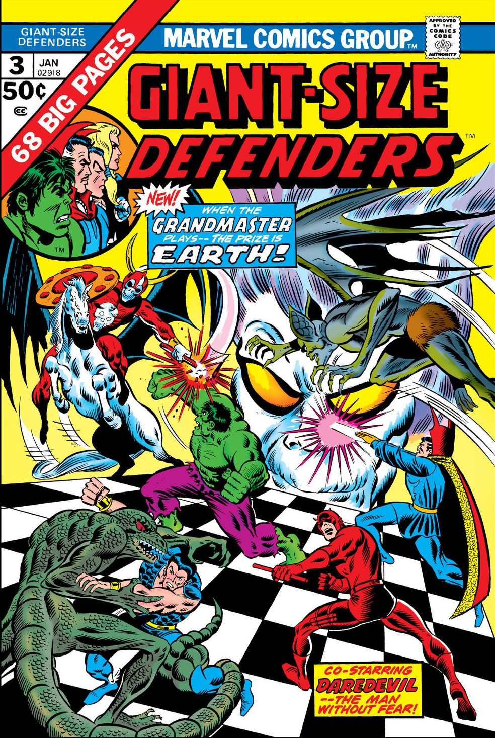 Giant Size Defenders Vol 1 3 Marvel Database Fandom