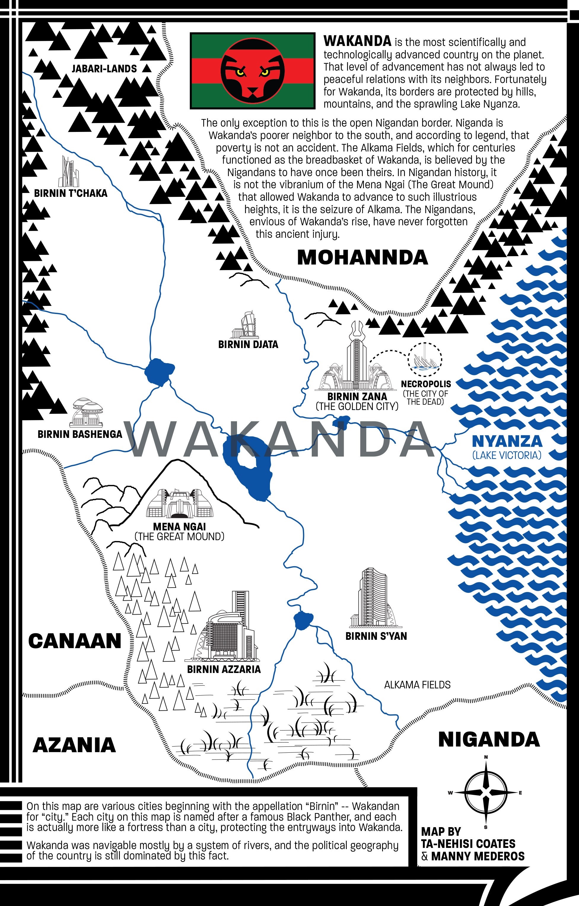 Image result for map of wakanda marvel comics