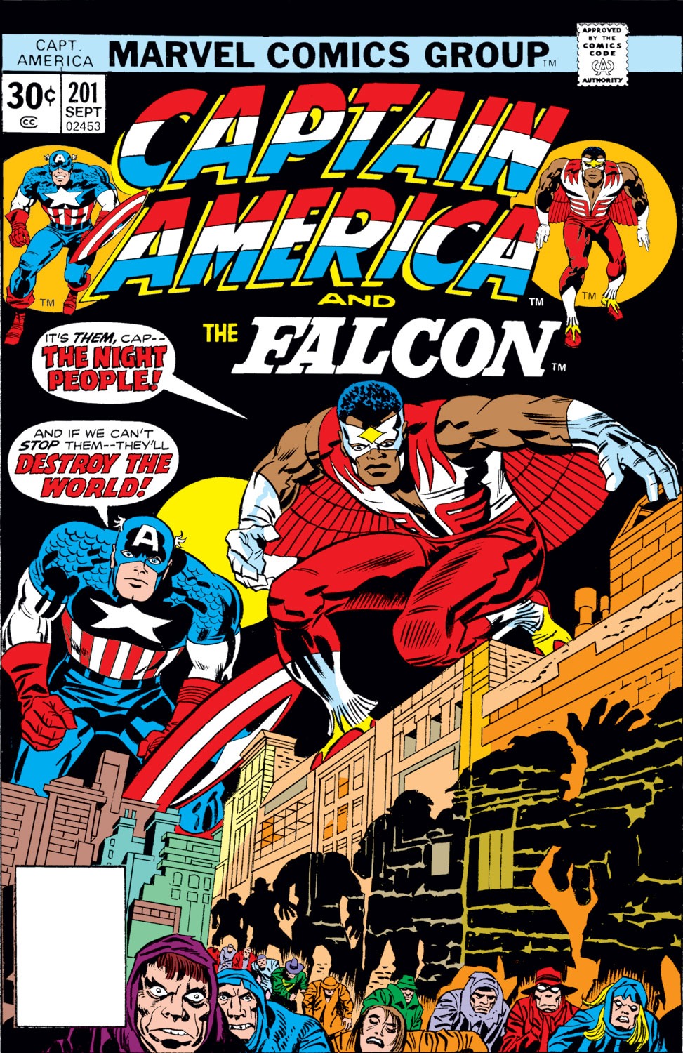 Captain America Vol 1 201 comic book cover