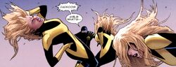 Stepford Cuckoos (Earth-616) and Scott Summers (Earth-616) from Uncanny X-Men Vol 1 517 0001