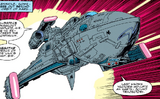 Skrull Bird of Prey (Fantastic Four Vol 1 347)