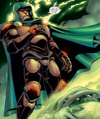 Victor von Doom (Earth-616) and Doctor Doom&#039;s Mystical Armor from Fantastic Four Vol 3 67 0001