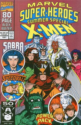 Marvel Super Heroes 6 1991 Cloak Dagger Power Pack Sabra Speedball Berkeley Place